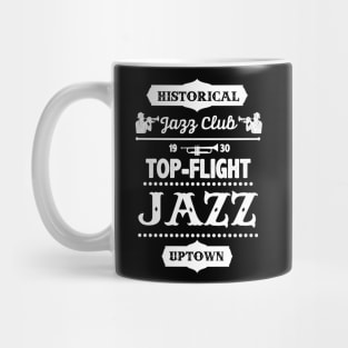 Vintage Jazz Club Design Mug